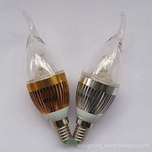 LED Candle Lights with 100 to 240V AC, 50 to 60Hz Rated Voltage and 3W Rated Power